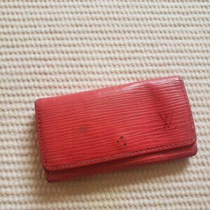 Louis Vuitton Epi Leather Key Holder Wallet - Red - Rehab Project